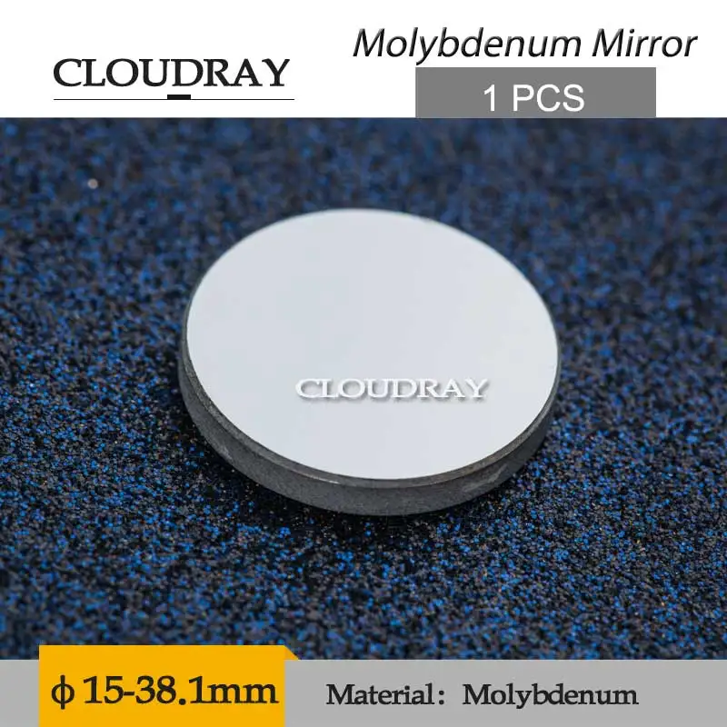 Cloudray 1 шт. Co2 лазерный Espejos Mo Диаметр зеркала 15 19 05 20 25 30 38 мм Thk 3 5 молибденовый