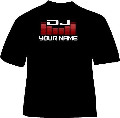 

NEW- DJ AND YOUR NAME CUSTOM T-SHIRT FOR DJ SERATO RANE VIRTUAL DJS