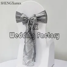 100 шт тафты пинтак стул створки \ стул лук для банкета свадебное украшение для стула