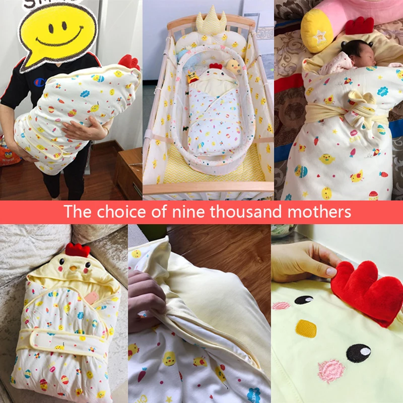 Chuxia Baby Sleeping Bag Envelope Cotton Winter Thick Warm Sleep Sacks Baby Girl Boy Blanket