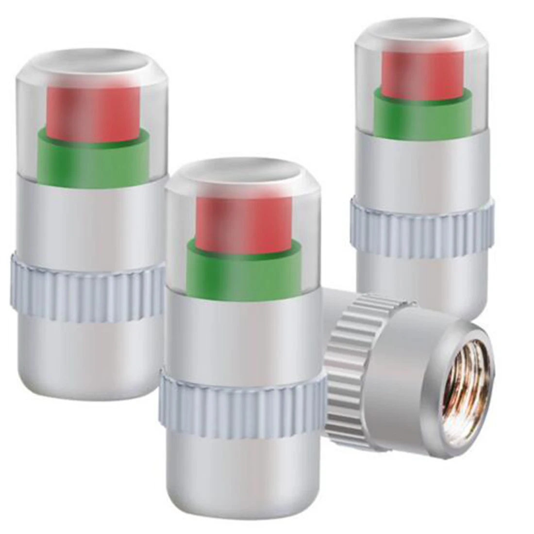 

New Sale Car Air Pressure Alert Indicator Valve Stem Monitor Sensor Caps Automobile Tire Pressure Alarm 2.4Bar CSL2018 4Pcs