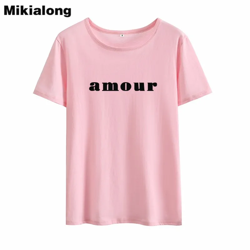 Mrs win AMOUR Couple T Shirt for Lovers Hipster Loose Basic Black White Women Tshirt Short Sleeve O-neck Women Summer T-shirt Mrs win AMOUR Couple T Shirt for Lovers Hipster Loose Basic Black White Women Tshirt Short Sleeve O-neck Women Summer T-shirt