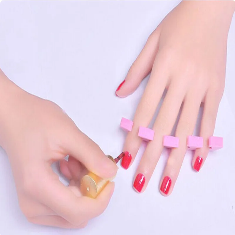 

2 Pcs Finger Toe Separator Nail Art DIY Tool Manicure Pedicure Feet Care Sponge Separator Foot Care Little Toe New Design Gift