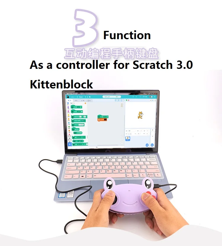 Kittenbot JoyFrog программируемый передатчик, для micro: bit, scrch3.0, makecode, kittenblock