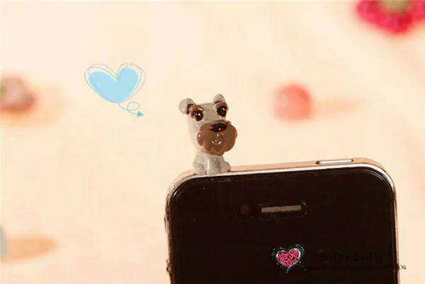 My Dogs Cartoon Animals Anti Dust Earphone Plugs - 7