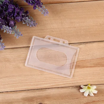 

100PCS/LOT Wholesales Plastic Id Badge Holder Id Card Holder/name Tag Holder
