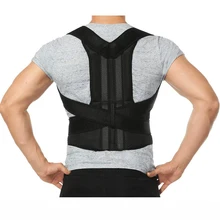 Пояс для поддержки спины ортопедическая поза корсет для спины корсет для поддержки мужчин выпрямитель спины круглый плечо мужской корректор de Postura