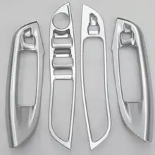 4 шт. автомобильный Стайлинг ABS хром Кнопка Подъема Окна декоративный светильник чехол наклейки для Ford Focus Аксессуары