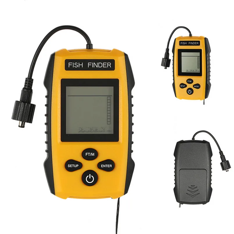 

Portable Fish Finder Sonar Technology Fish Alarm Adjustable Sensitivity Fishing Finder A3