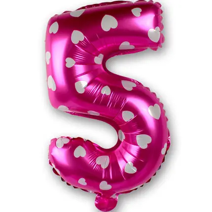1 unid 80 cm números grandes Globos Foil 0-9 helio números Globos para 1st fiesta de cumpleaños del bebé decoraciones globos (