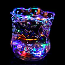 YANXIN 1 шт. забавные цветные для вина чашка для воды флэш-чашки светодиодный светящаяся ананасовая чашка для баров дискотеки Досуг вечеринки свидания кружка