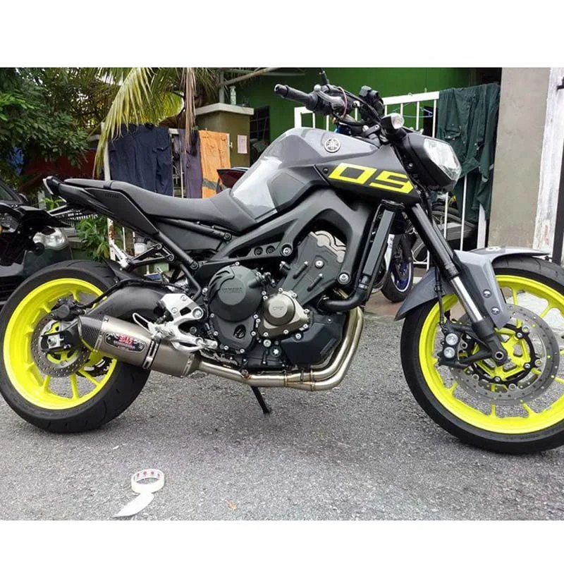 Для YAMAHA MT09 MT-09 FZ-09 не tracer мотоцикл полный выхлопных систем Yoshimura глушитель выхлопных газов Slip on трубы