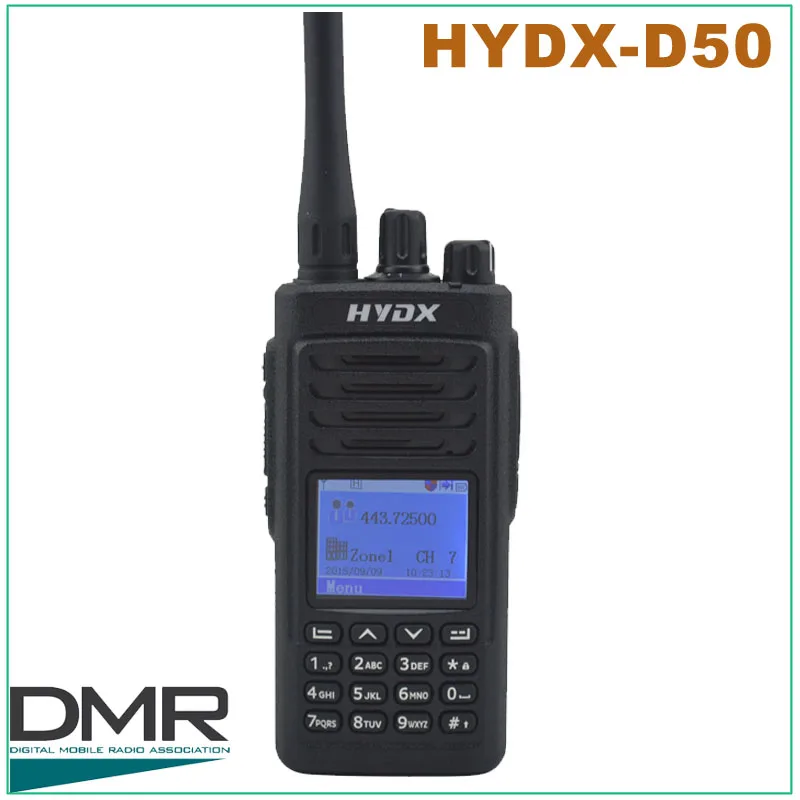 UHF DMR общие d50 UHF 400-470 мГц DMR цифровой Портативный двусторонней Радио DMR Радио станции 10 км портативная рация