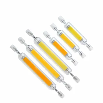 

R7S LED Bulb 78mm 118mm Dimmable COB Lamp Glass Tube 4W 8W AC 220V 230V Replace Halogen Lamp Light R7S Spotlight