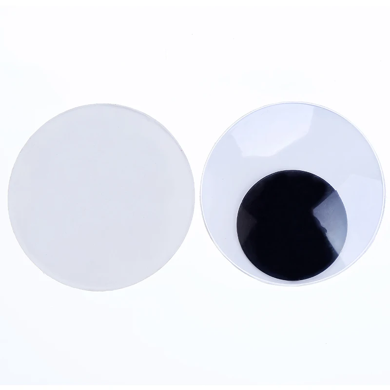 With Self adhesive 2PCS Very Large size 10CM Round Design Plastic Movable doll Eyes Googly Eyes