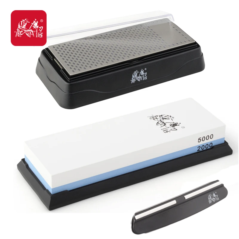 

TAIDEA Professional knife Sharpener 360#/600# 2000#/5000# Corundum and Diamond double-side Whetstone Sharpening stone