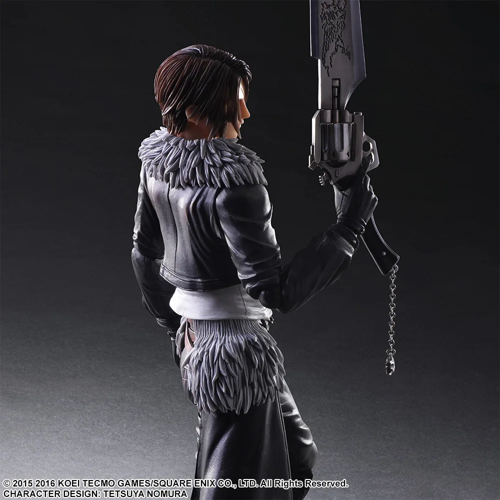 Final Fantasy 8 Play Arts Kai экшн-фигурка Squall Leonhart коллекция аниме модель игрушки FF 8 Playarts Kai 250 мм