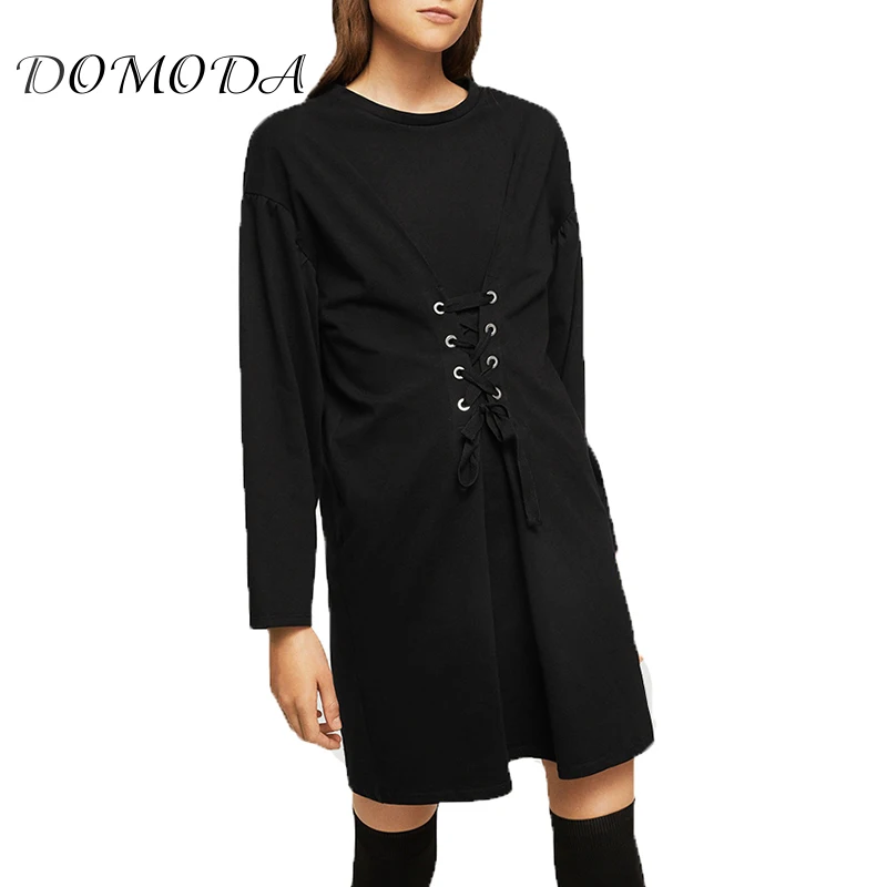 DOMODA 2018 осень и Новинка зимы простой темперамент коммутируют одноцветное Цвет