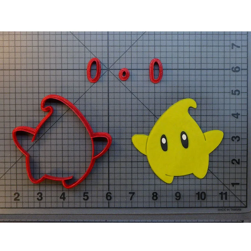 

Super Mario Brother Luma Cookie Cutter Set Custom 3D Printed Cake Decorating Tools Fondant Cupcake Top Cortador De Fondant