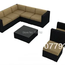 Harmonia гостиная люкс Урбана 8 шт современный Плетеный дачный диван секционный набор