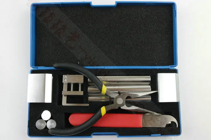 Professional 12 in 1 HUK Lock Disassembly Tool Locksmith Tools Kit Remove House Car Lock Repair pick Set