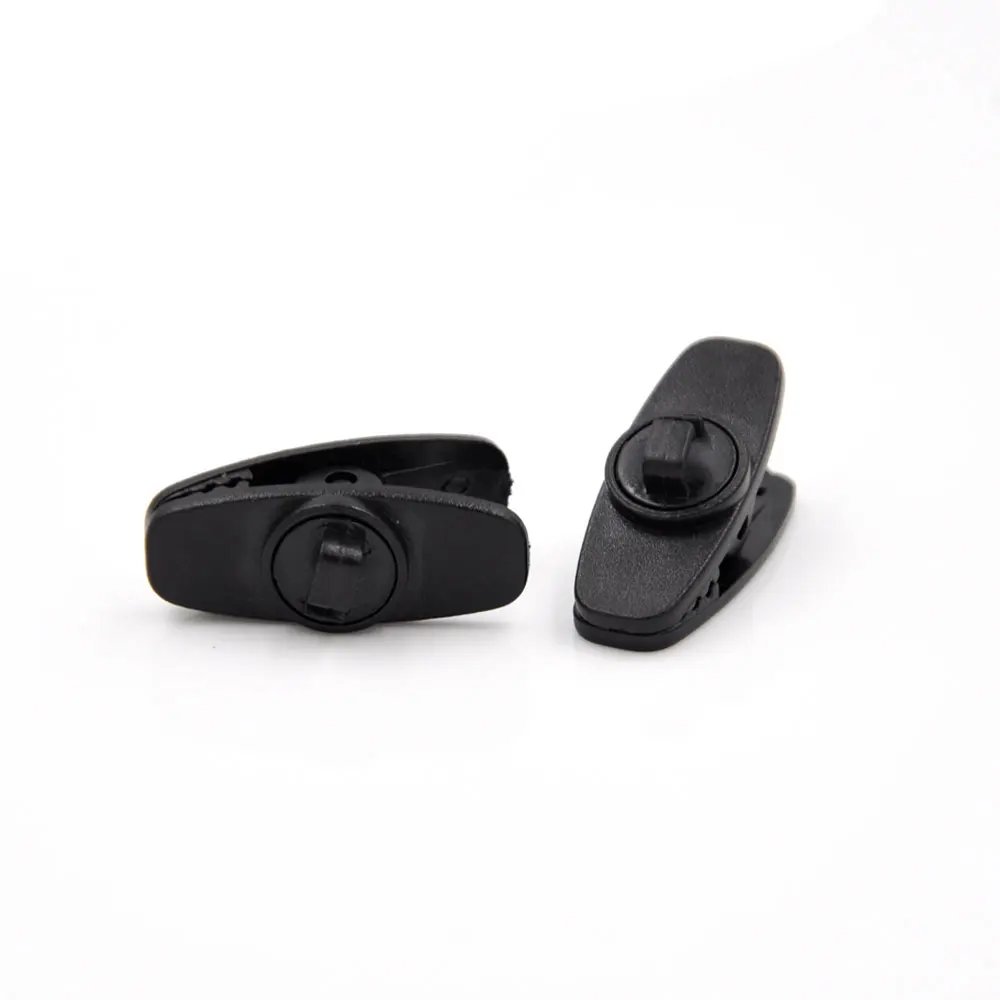 

AK 1 Pair( 2 pcs) Earphone Clamp Cable Clip Cable Wire Lapel Collar Clamp For Headphones And MP3/4 Cable Earphone Accessories