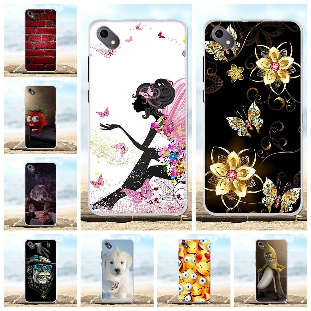 

For BQ S 5035 Velvet Phone Case Soft TPU Silicone For BQ 5035 Velvet Cover Cute Cartoon Patterned For BQS-5035 BQ 5035 Shell Bag