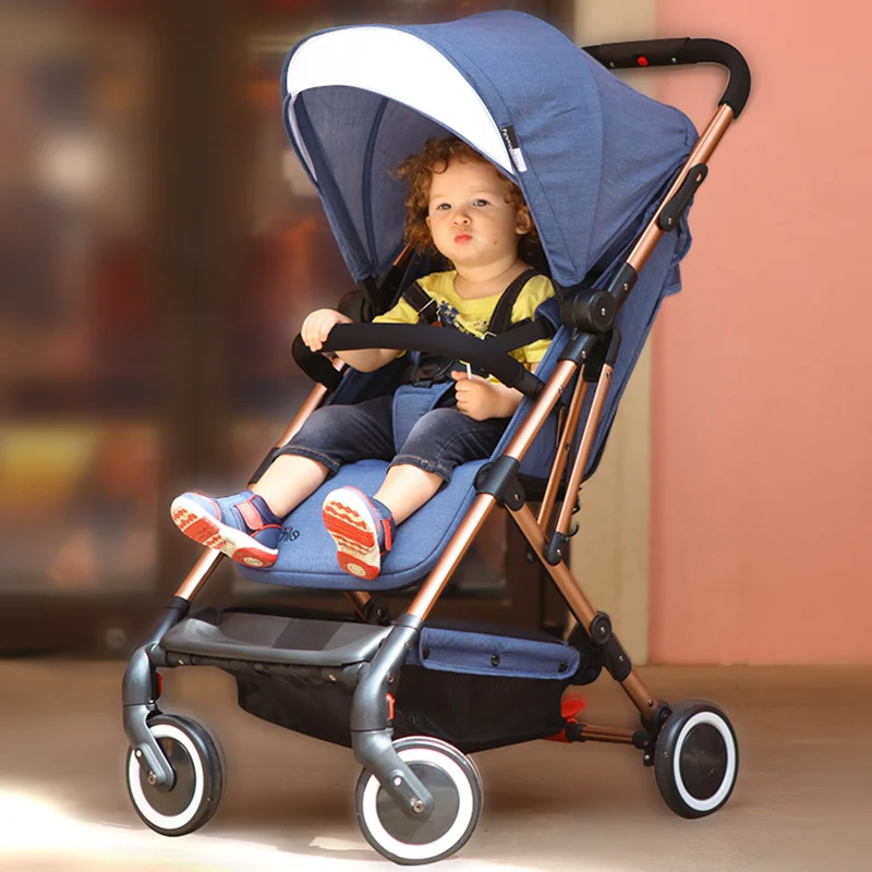 

0 Fashion Baby Umbrella Cart, Portable Baby Stroller, Lightweight Baby Pram & Buggies, 4 Wheels Pushchair, Fast Folding