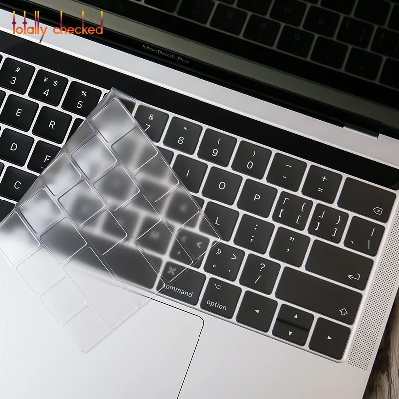 A1707 A1990 2016/2017/2018 для Macbook Pro 13 3 A1706 A1989 и 15 4 дюймов Tpu чехол клавиатуры защитные
