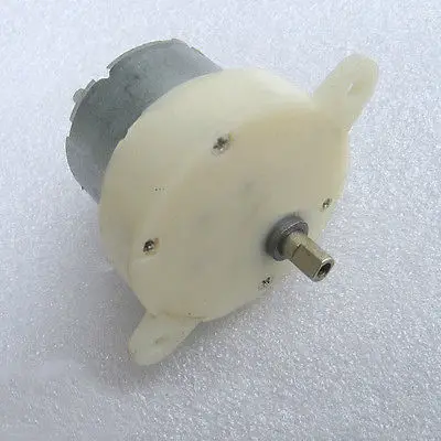 

S40K PP Plastic Toy Motor Speed Slowing DC24V 12rpm Mini Gear Motors