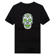 2017 Seahawks Logo Sugar Skull 12th Man T-Shirt 100% Cotton T shirt 1220-4