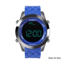 Спорт BOAMIGO модный бренд Для мужчин s цифровые часы резинкой мужские спортивные часы 30 м Водонепроницаемый светодио дный Дисплей красочные Для мужчин Наручные часы
