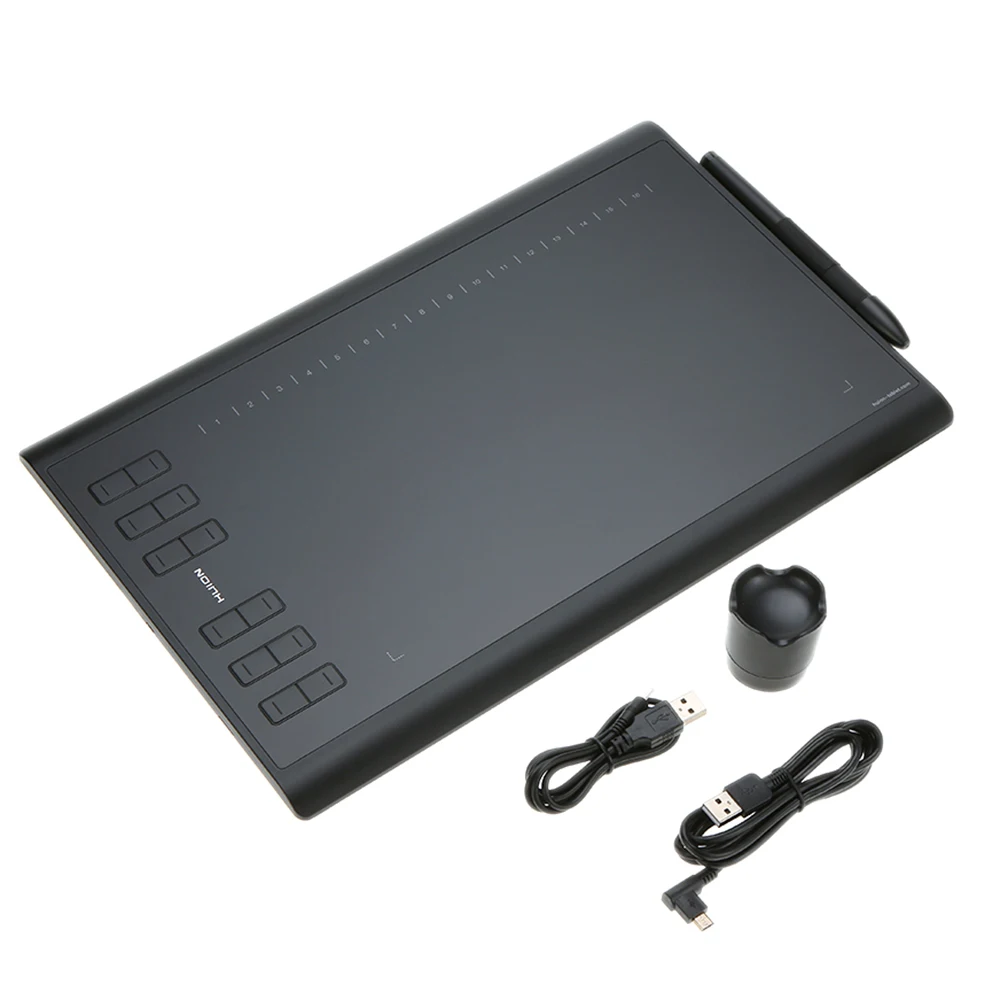 Графический планшет Huion 1060PLUS для рисования устройство создания рисунков и