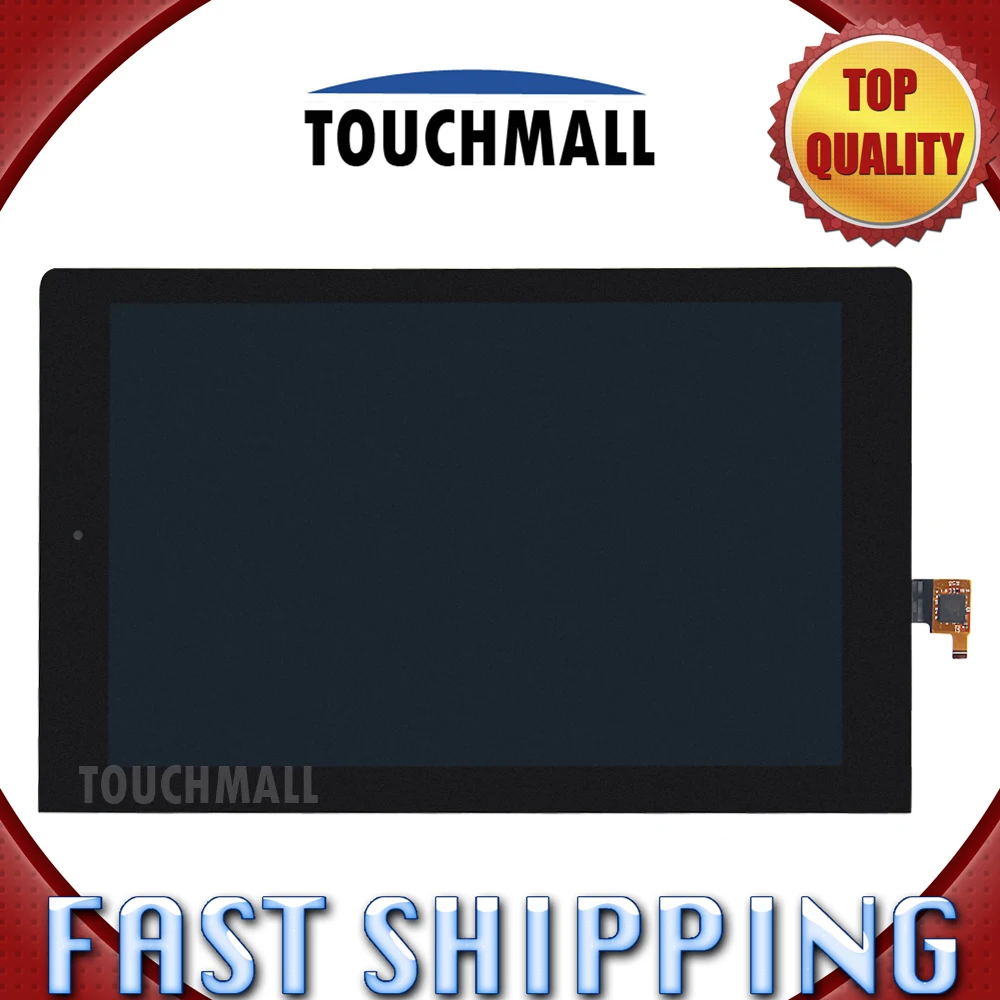 For New LCD Display Touch Screen Digitizer Glass Assembly Lenovo Yoga 10 B8000 Replacement 10.1-inch Black Free Shipping new black white lcd touch digitizer screen assembly for ipod touch 5 5th gen generation free shipping low cost
