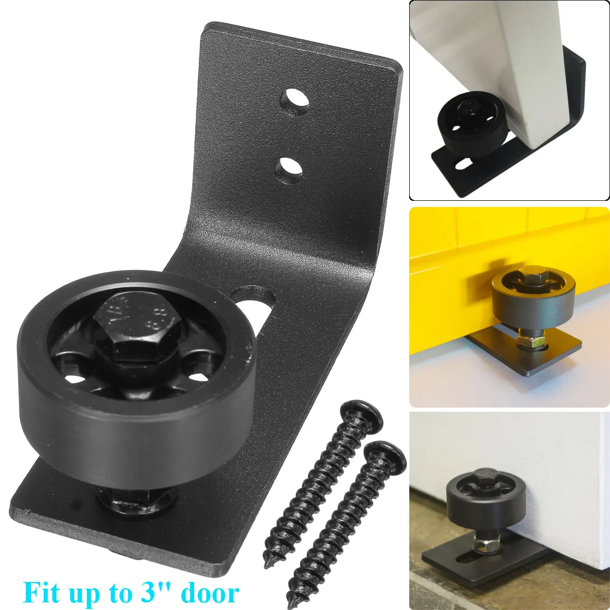 

Hot Sale Carbon Steel Roller Guide Adjustable Wall Floor Roller Guide Bottom Floor Guide Set Adjustable Wheel Sliding Door For