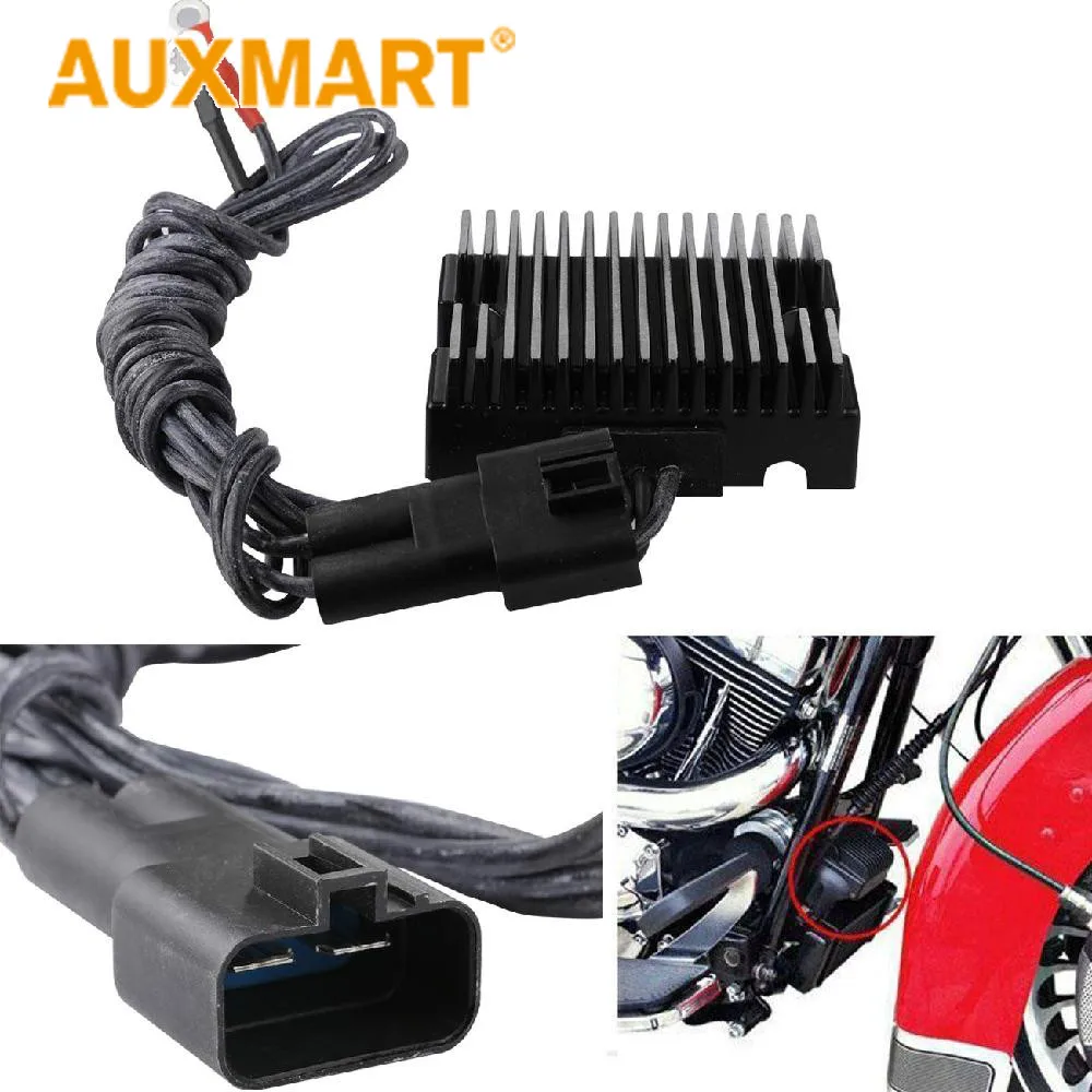 Auxmart регулятор напряжения мотоцикла выпрямитель для Harley Davidson 2000 Softail Repl 74512 00