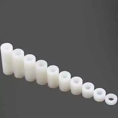 

New hot selling M3(ID) x 7(OD) x 10 Length Plastic Tapped Round Standoff Spacer