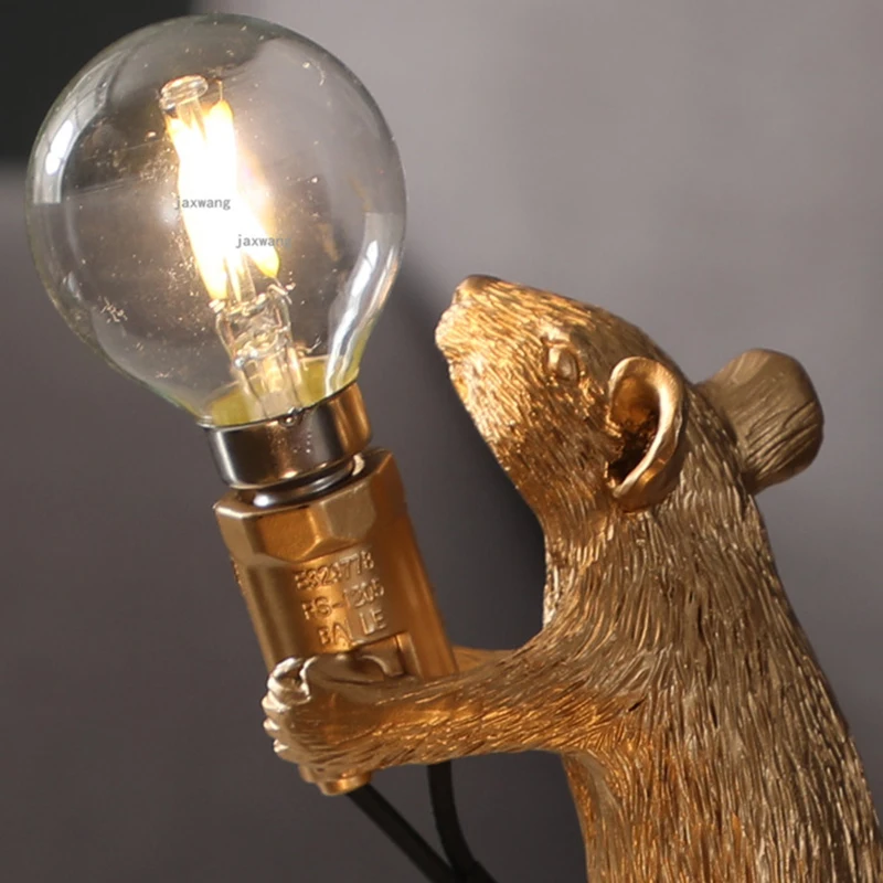 Современный Мышь лампа солнечного света милые ABS светодиодный настольные лампы для Спальня Кабинет Настольная лампа прикроватный декоративная настольная лампа