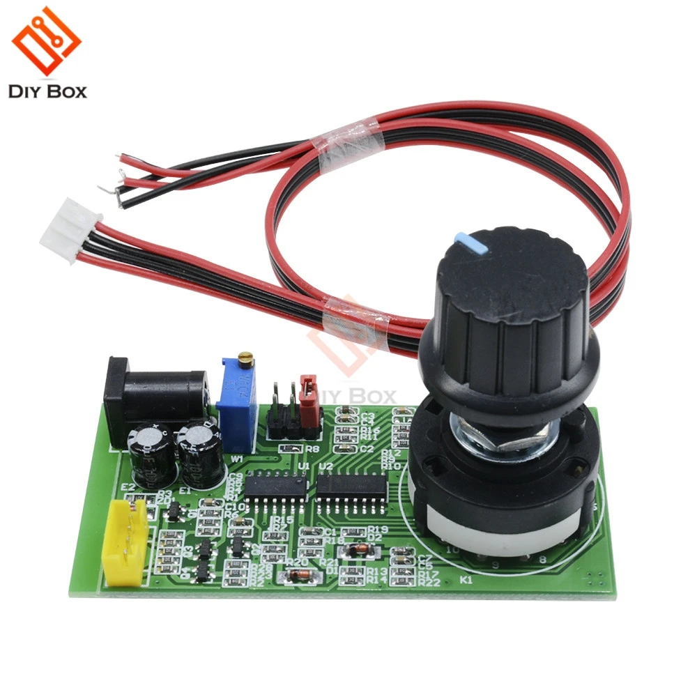 

DC 5V 12V 1Hz-100KHz Frequency Modulation Signal Source Pulse Polarity Output PWM Square Wave Generator Module Control Board