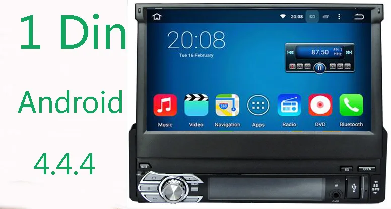 Clearance Andriod GPS navigation Car Radio Bluetooth V2.0 Car Stereo Audio Player In-dash Single Din Mp3 Player USB MP3 WMA Radio Player 0