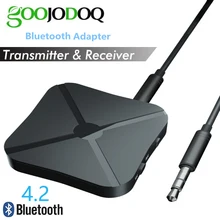 2 в 1 Bluetooth 5,0 аудио передатчик приемник адаптер 3,5 мм Aux адаптер для ТВ домашняя стереосистема ПК наушники Динамик планшет