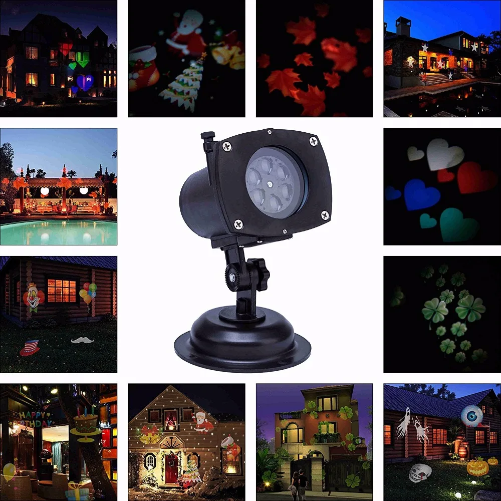 110 230V Christmas Projector Lights LED Projection Light ...