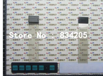 

free shipping 1*6 matrix keyboard membrane switch Single-chip extended keyboard with light