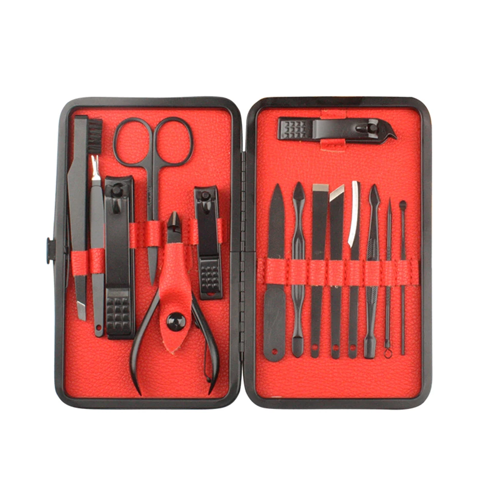 

15pcs Nail Art Beauty Instrument Stainless Steel Pedicure Scissors Beauty Nail Art Tool Portable Nail Clipper Set Tool