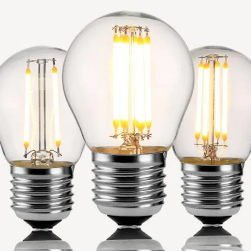 Lokom E27 220V 1W LED G45 многоцветный свет цветная лампа мини 2835 Гольф сад Lampara вечерние