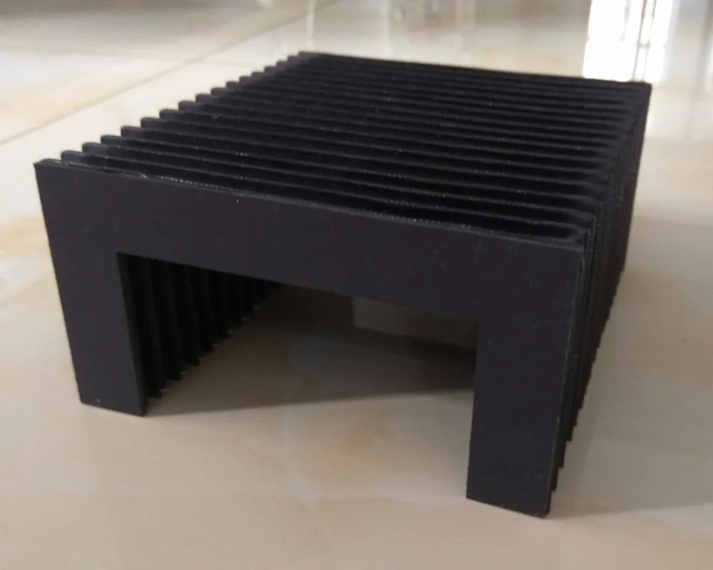 Buy T12 U type accordion bellows for cnc machine
