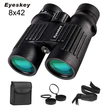 Eyeskey 8x42 водонепроницаемый бинокль с высоким разрешением настоящая оптика идеальный выбор для кемпинга охоты просмотра дикой природы