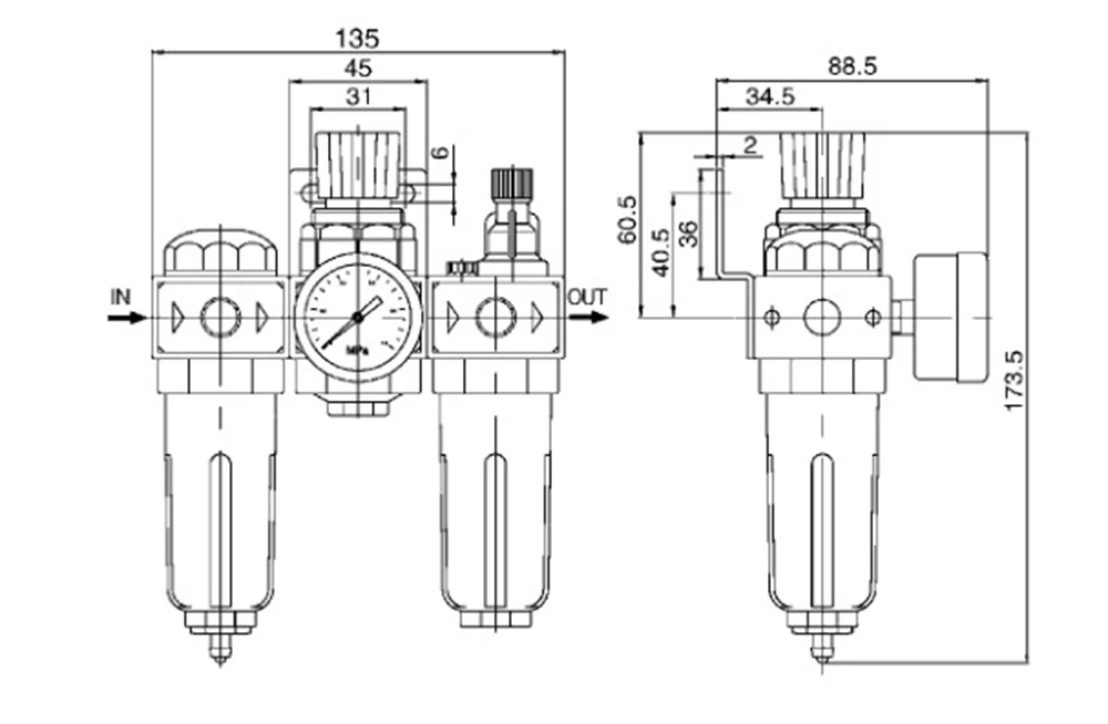 SAT83FRL-A2 size