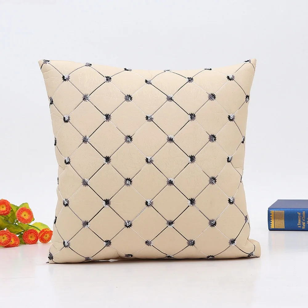 Meijuner искусственный бриллиант узор наволочка современная мода простой чехол для подушки для дома, свадьбы, Спальня диван размером 45*45 см
