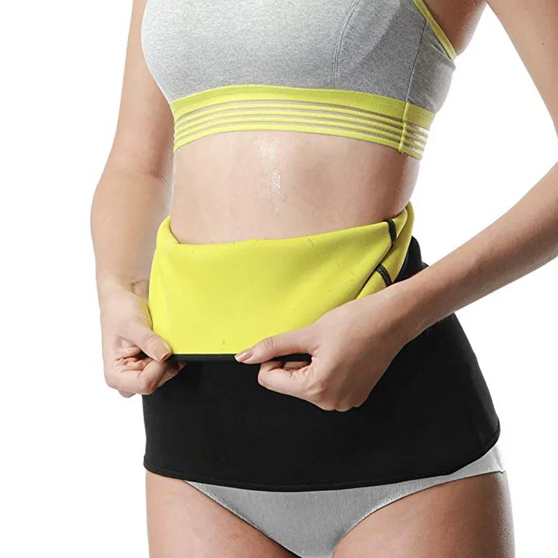 

Hot Thermo Sweat Neoprene Shapers For Women Men Slimming Belt Waist Cincher Fat Burning Lose Weight Anti Cellulite CCP101